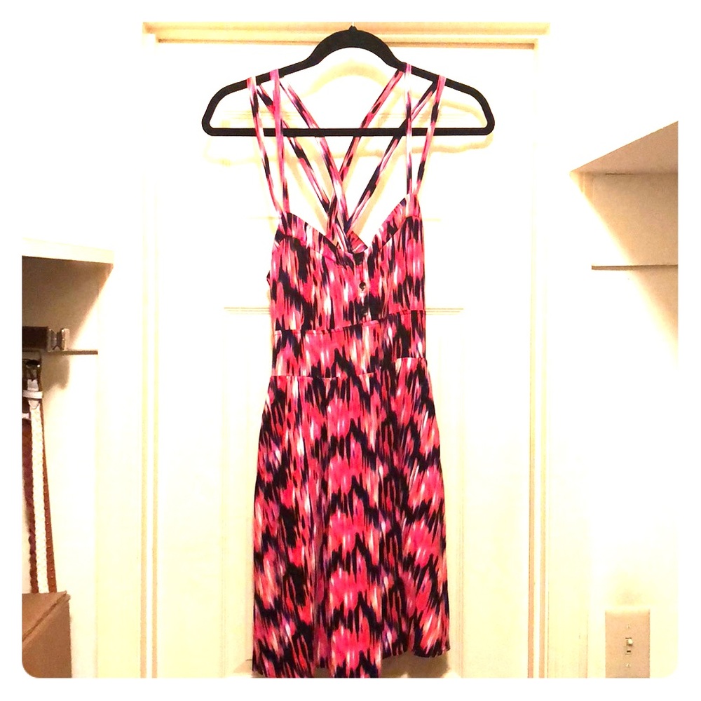 Express Cross Strap Mini Dress